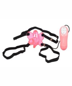 Venus Butterfly Rotating Venus Penis Strap-On With Remote Control - Pink