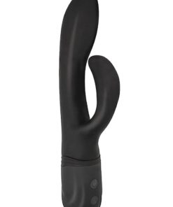 Vibes Of New York G-Spot Massage Rechargeable Silicone Vibrator - Black