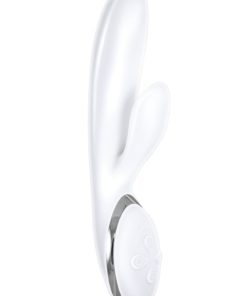 Vibes Of New York Heat Up Pleasure Rechargeable Silicone Warming Vibrator - White