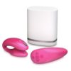 We-Vibe Chorus Couples Vibrator With Squeeze Control Waterproof Rechargeable Pink