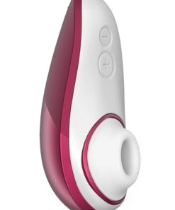 Womanizer Liberty Silicone USB Rechargeable Clitoral Stimulator Waterproof Red Wine 4.09 Inch