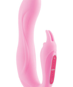 Wow Vibe Silicone Rabbit Rocker Waterproof Pink 6.25 Inch