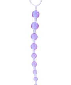 X 10 Anal Beads - Purple