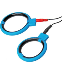 Zeus Electrosex Silicone Bi Polar Cock Ring Set - Blue